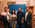 Bild: Daniela Zölch
Von links: Marktratskandidat Adalbert Zölch, Bürgermeisterkandidatin Tina Zeitler, Marktratskandidat Bastian Ott, CSU-Kreisgeschäftsführer Adrian Käß.