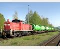 Bild: Stefan Karl
Momentan können die grünen Containerzüge des Zweckverbandes Müllverwertung Schwandorf nicht auf der Strecke von Regensburg nach Schwandorf verkehren und müssen umgeleitet werden.