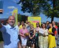 Bild: Kunz
Immer voll im Bilde: Florian Vogel (links) und seine FDP.