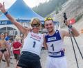 Bild: chl
Max Straub (rechts) und Michaela Svitkorkova gewannen die Sandski-EM am Monte Kaolino.