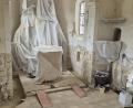 Bild: no
Blick auf die aktuelle Baustelle in der Kirche in Götzendorf, mit verhängtem Altar, verhängter Kanzel und freigelegtem Mauerwerk. Kein Wunder, dass hier an der Kirwa kein Gottesdienst gefeiert werden kann.