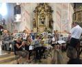 Bild: sei
Klassische Musik und auch moderne Stücke hat der Posaunenchor unter Leitung von Markus Sparrer im Programm.