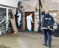 Bild: Christine Vincon/dpa
Die Spurensicherung fand abgetrennte Leichenteile in dem Haus. (Archivbild)