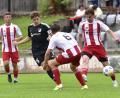 Bild: ham
Der Kemnather Kilian Wiedenbauer (Zweiter von links) und sein Team siegten beim Aufsteiger DJK Dürnsricht klar mit 5:1.