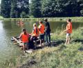 Archivbild: wro
Eine Floßbau-Aktion wird im Ferienprogramm der Stadt Pleystein angeboten. Zudem erwarten die Teilnehmer zahlreiche weitere spannende Aktivitäten.