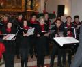 Bild: hdk
Der Gospelchor bei einem seiner Auftritte in der evangelischen St. Georgskirche im Jahr 2015.