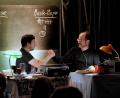 Bild: Cora Spalek (OVIGO Theater)
Florian Wein (links) und Markus Pleyer (rechts) bei einer der bisherigen Lesungen.
