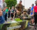 Archivbild: Marco Meier
Mit der "Seifenkobra" nahm die Karriereberatung der Bundeswehr beim Weidener Seifenkistenrennen teil.