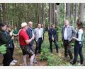Bild: Stephanie Bucher
Der stellvertretende Ministerpräsident Hubert Aiwanger (Zweiter von rechts, zusammen mit der Delegation) ist beeindruckt vom Wald der Familien Vogl.