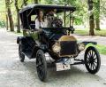 Bild: Nick Bakhur/exb
Oldtimer – wie dieser alte Ford Model T – sind am Samstag, 9. August, am Parkplatz des Geschichtsparks zu sehen.