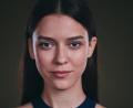 Bild: Nils Schwarz/exb
Anhelina Vlasenko ist im Stadttheater Amberg in der Titelrolle der Komödie "Mayas Kontra" zu sehen.