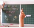 Bild: Sebastian Willnow/dpa
In Sachsen gings für die neuen Erstklässler sogar schon am Wochenende los - am Samstag war Einschulung.