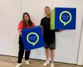 Bild: mia
Lena Renner und Marco Klünter: Sie erzählen, wie es so läuft in der Ausbildung der Medienkaufleute Digital und Print bei Oberpfalz-Medien.