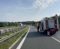 Bild: Verkehrspolizei Weiden
Wegen eines Unfalls war die A 6 zwischen Leuchtenberg und Vohenstrauß für rund 30 Minuten gesperrt.