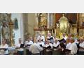 Bild: mma
Der Gesangverein Traßlberg beim Mariensingen in der Wallfahrtskirche auf dem Frohnberg. Saskia Krügelstein (links) war als Solistin zu hören.