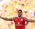 Bild: Robert Michael/dpa
Nadiem Amiri (1. FSV Mainz 05) jubelt nach seinem Tor zum 0:1.