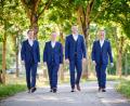Bild: German Popp/exb
Daniel Hinterberger, Stephan Schlögl, Benjamin Grund und Thomas A.Gruber (von links) feiern am 24. August eine große Sommer-Openair-Party in Hirschau.