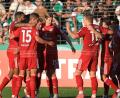 Bild: Karl-Josef Hildenbrand/dpa
Dank einer guten zweiten Hälfte gegen den 1. FC Schweinfurt steht Fortuna Düsseldorf im DFB-Pokal in der zweiten Runde.