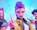 Bild: -/©2025 Netflix/dpa
Im Netflix-Hit „KPop Demon Hunters“ geht es um die Girl-Band Huntrix.