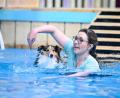 Bild: RTL/Markus Hertrich
Ramona Stallbaum aus Krummennaab war mit ihrer Sheltie-Hündin "Nala" am Freitagabend in der RTL-Show "Top Dog Germany – Der beste Hund Deutschlands" zu sehen. Bei der letzten Aufgabe zögerte "Nala" zu lange mit dem Sprung ins Wasser, dabei ging wertvolle Zeit verloren. Am Ende reichte es nicht fürs Weiterkommen.