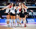 Bild: ---/Deutscher Volleyball-Verband /dpa
Der Auftakt gelang den deutschen Frauen.