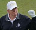 Bild: Jane Barlow/PA Wire/dpa
US-Präsident Donald Trump hat seinen Besuch bei Ryder Cup in New York angekündigt. (Archivbild)