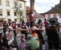 Bild: ge
Mit Elan und viel Temperament ging es rund um den Kirwabaum.