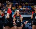 Bild: ---/volleyballworld/dpa
Die deutschen Volleyballerinnen feierten einen souveränen Sieg.
