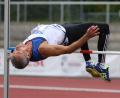 Bild: Theo Kiefner
Weltrekordhalter Manfred Ziegler vom TB Weiden siegt in Gotha im Hochsprung.