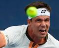 Bild: Yuki Iwamura/AP/dpa
Ein Tennis-Duell über 4:46 Stunden - dann hatte Daniel Altmaier seinen Erstrundensieg in New York geschafft.
