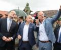 Bild: Daniel Karmann/dpa
Die schwarz-roten Fraktionsspitzen wollen mehr Teamplay.