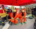 Bild: Kreisbrandinspektion Landkreis Tirschenreuth/exb
Für dein Einsatz am Mittwochnachmittag war Schutzkleidung gefragt.