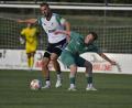 Bild: Hubert Ziegler
Leon Kipry (grünes Trikot) und die DJK Gebenbach verloren gegen den SC Eltersdorf mit 1:3.
