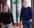 Bild: Sebastian Christoph Gollnow/dpa
Die DFB-Funktionäre Nia Künzer und Bernd Neuendorf hoffen, dass die EM 2029 in Deutschland stattfindet. (Archivbild)