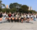 Bild: Caron Merill
Die Jugendlichen aus dem Landkreis Neustadt/WN erkundeten den Central Park und den Times Square per Fahrrad. Das Gruppenfoto entstand bei einem Zwischenstopp.