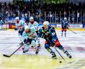 Bild: Elke Englmaier
Die Blue Devils Weiden um Noah Samanski testen am Samstagnachmittag gegen den HC Banik Sokolov.