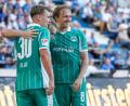 Bild: Andreas Gora/dpa
Ein packendes Spiel liefern die Fürther in Magdeburg ab.