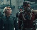 Bild: Marvel Studios/2024 MARVEL/Disney+/dpa
Florence Pugh (3. von links) spielt eine Auftragskillerin.