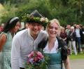 Bild: egl
Anna Schwarz und Dominik Greiner sind das neue Oberkirwapaar in Lengenfeld.