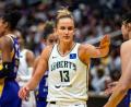 Bild: Maximilian Haupt/dpa
Leonie Fiebich ist mit dem Titelverteidiger New York Liberty sicher in den WNBA-Playoffs.