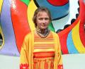 Bild: Wiebke Langefeld/dpa
Die damals 67 Jahre alte Künstlerin Niki de Saint Phalle steht in Hannover vor ihren als „Nanas“ geschaffenen Freiluftfiguren. (Foto vom 17.07.1998)