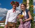 Bild: Christian Birner
Diana Borzov und Lukas Spies sind das neue Oberkirwapaar in Köfering.