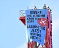 Bild: Uwe Lein/dpa
Die Bohrung ist auch vor Ort umstritten.