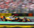 Bild: Antonio Calanni/AP/dpa
Nach seinem Defekt am McLaren in Zandvoort ist Norris voll in Fahrt.