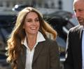 Bild: Eddie Mulholland/Pool Daily Telegraph/AP/dpa
Kate zeigte sich erstmals in der Öffentlichkeit mit blonden Haaren.