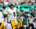 Bild: Matt Slocum/AP/dpa
Aaron Rodgers hatte in seinem ersten Spiel für die Steelers vier Touchdown-Pässe