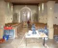Bild: bk
Die Innenrenovierung der Pfarrkirche St. Martin ist in vollem Gange. Hochaltar und Seitenaltäre sind zum Staubschutz verhängt.