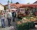 Bild: kro
Die Auswahl an Obst und Gemüse war beim Herbstmarkt in Waldsassen überragend.