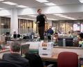 Bild: Aaron Epstein/PEACOCK/Sky/dpa
„The Paper“ ist eine Mockumentary, also die Veralberung eines Dokumentarfilms.