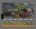 Bild: Rolf Fütterer
Rolf Fütterers Werk „SojaBrazil“ (2024) ist eine computergenerierte Malerei auf Aludibondplatte.